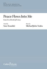 For a Breath of Ecstasy: 2. Peace Flows Into Me SATB choral sheet music cover